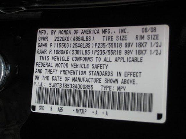 2009 Acura RDX Unknown