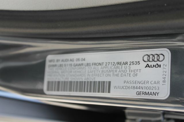 2004 Audi A6 Limited PZEV