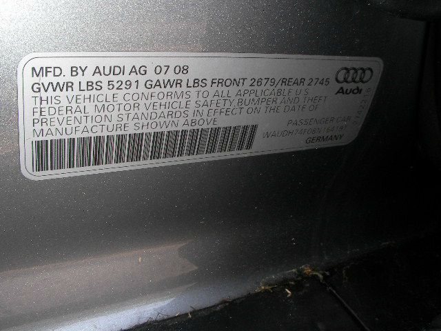 2008 Audi A6 Cxl,fwd,leather