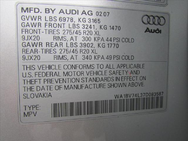 2007 Audi Q7 Crew Cab 126.0 Inch WB 4WD 1SC SLE Z85 4x4 Truck