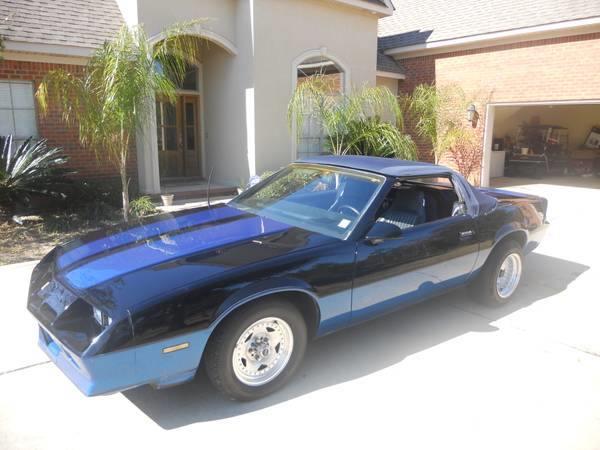 1983 Chevrolet Camaro 2.5sl Sunroofleather