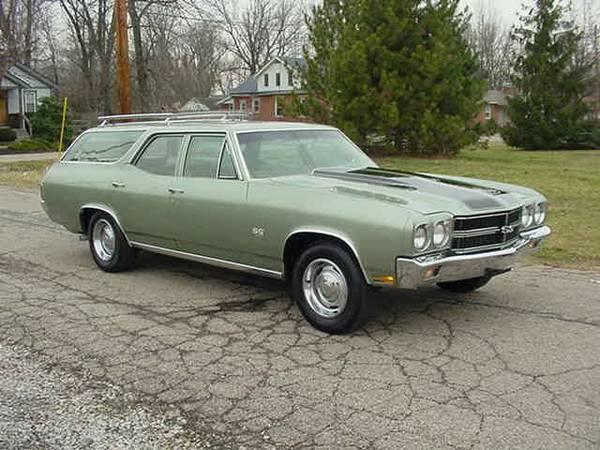 1970 Chevrolet Chevelle 4dr Sdn Auto (natl) Hatchback