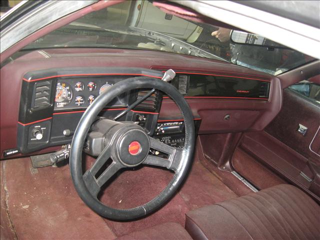 1985 Chevrolet Monte Carlo 4dr Sdn Auto (natl) Hatchback