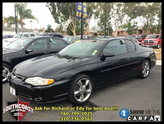 2002 Chevrolet Monte Carlo 4dr Sdn Auto (natl) Hatchback