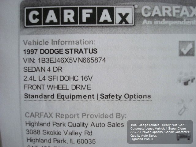 1997 Dodge Stratus Base