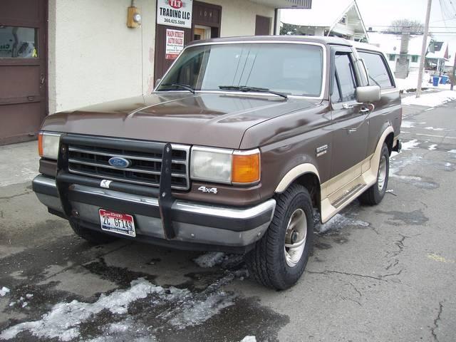 1990 Ford Bronco XL XLT Work Series