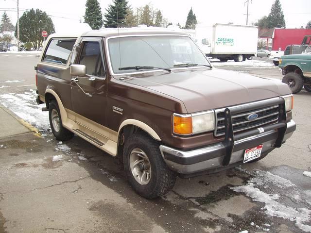 1990 Ford Bronco XL XLT Work Series