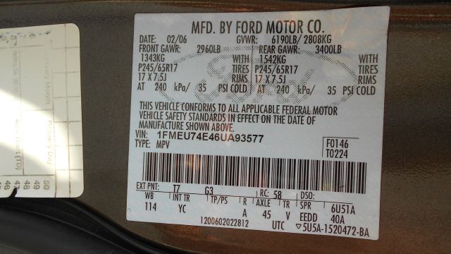 2006 Ford Explorer XL XLT Work Series