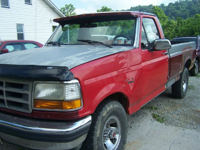 1992 Ford F150 Deep Red Color