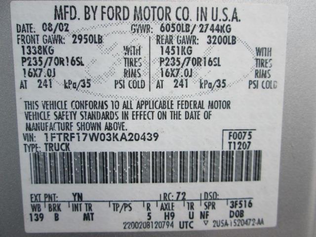 2003 Ford F150 ESi