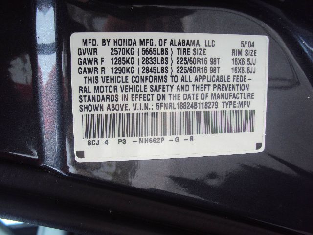 2004 Honda Odyssey 4dr Quad Cab 160.5 DRW 4WD Laramie