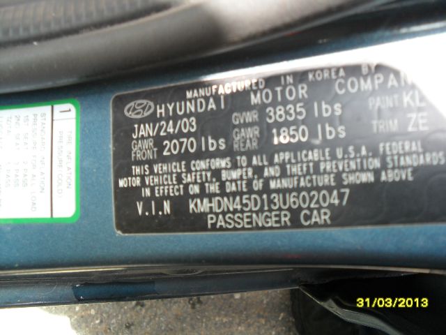 2003 Hyundai Accent Unknown