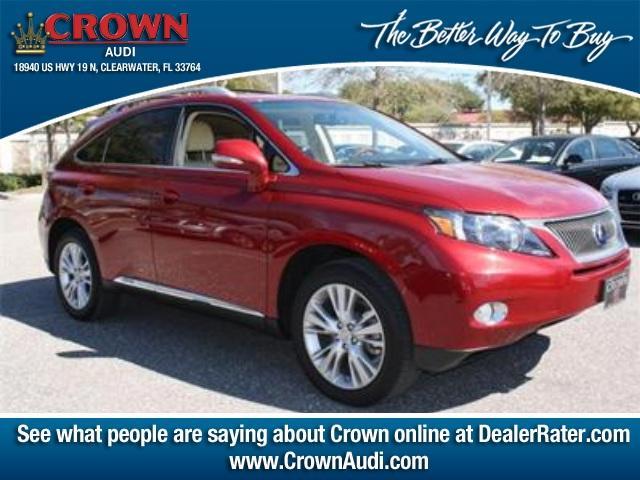 2010 Lexus RX 450h Quad Cab Sport 4WD