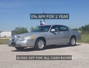 2001 Lincoln Town Car DOWN 4.9 WAC