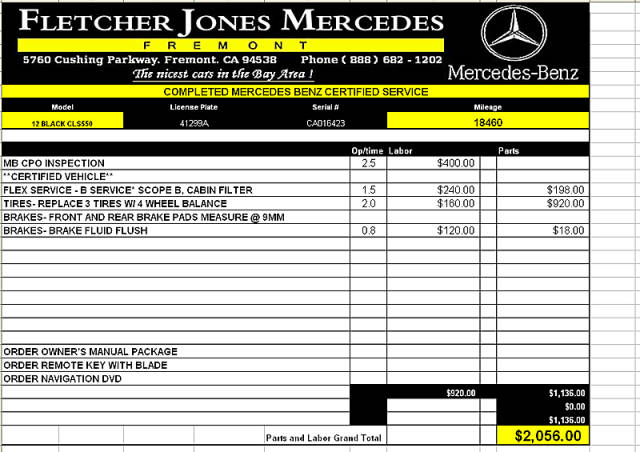 2012 Mercedes-Benz CLS-Class SS Pace Car