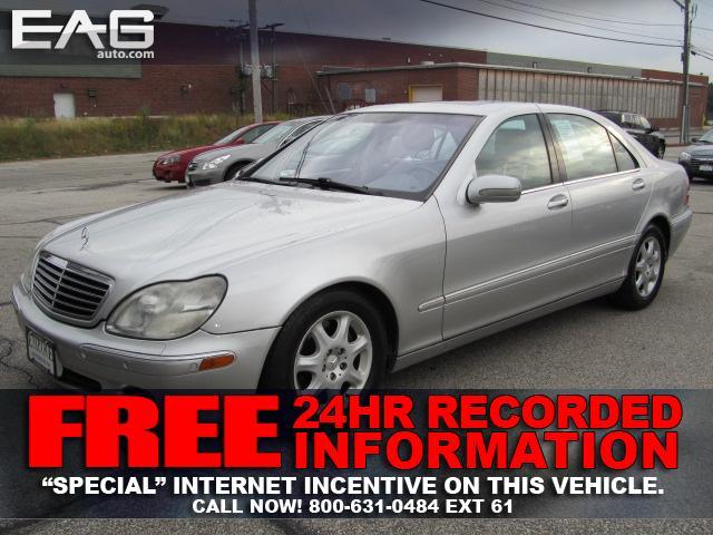 2000 Mercedes-Benz S Class Clean Carfax ONE Owner