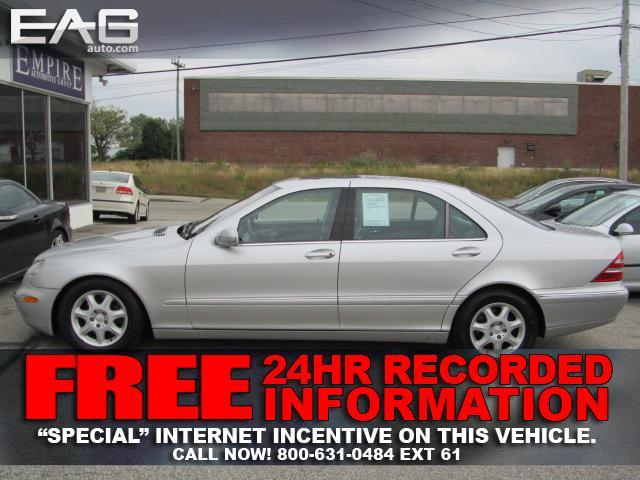 2000 Mercedes-Benz S Class Clean Carfax ONE Owner