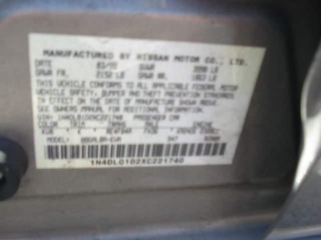 1999 Nissan Altima 6 Speed Transmision