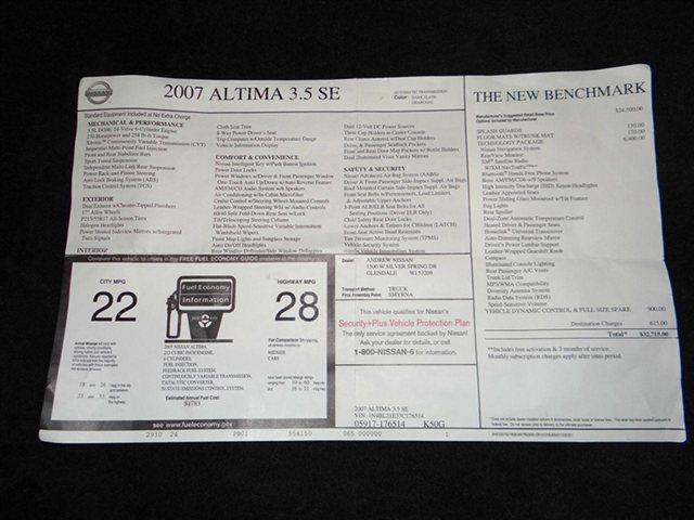 2007 Nissan Altima Sport -5 Speed-stick-4x4