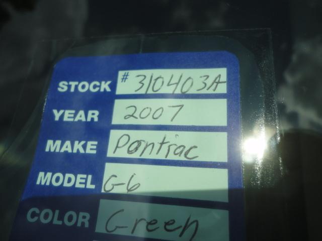 2007 Pontiac G6 Short Box Standard