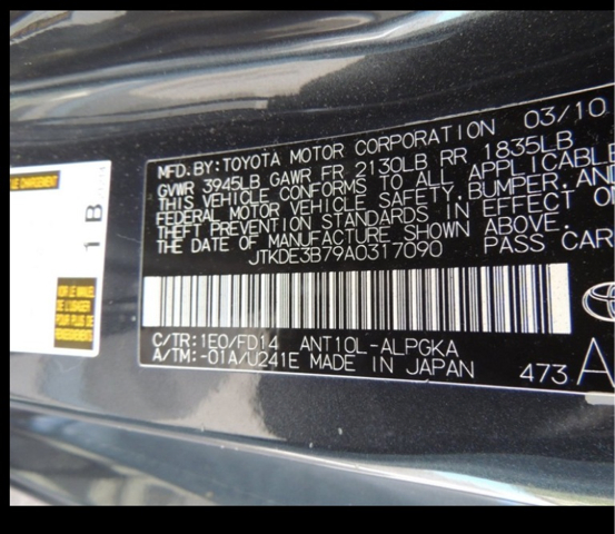 2010 Scion tC Unknown