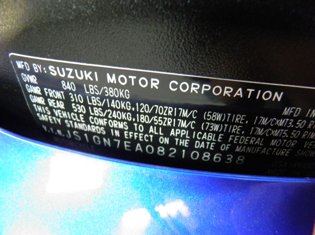 2008 Suzuki GSX-R600 Unknown