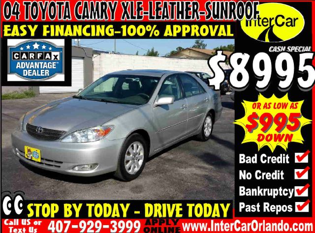 2004 Toyota Camry T6 AWD Leather Moonroof Navigation