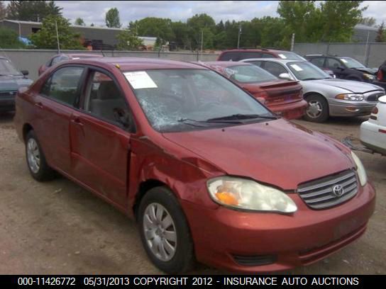 2003 Toyota Corolla X