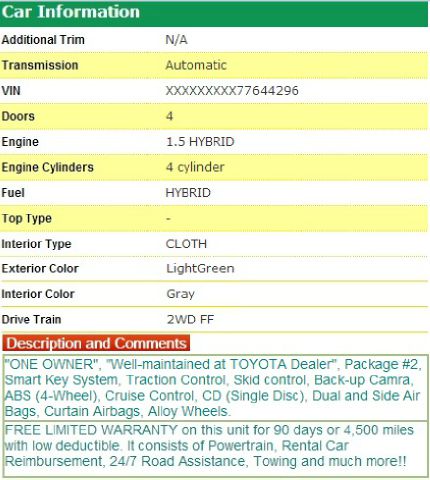 2007 Toyota Prius Graphite