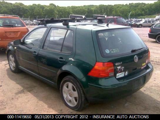 2000 Volkswagen Golf X V6 Manual 2WD