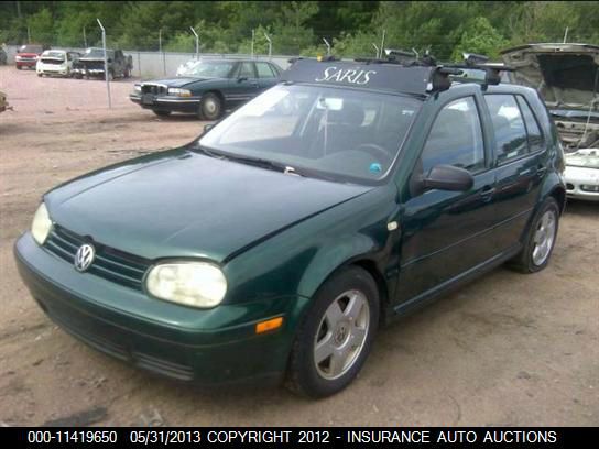 2000 Volkswagen Golf X V6 Manual 2WD