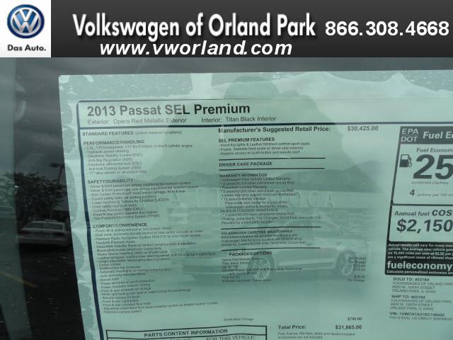 2013 Volkswagen Passat 5XT