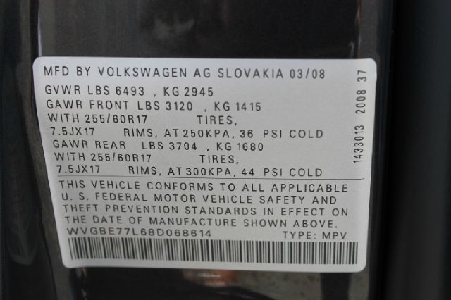 2008 Volkswagen Touareg 2 LT Leather